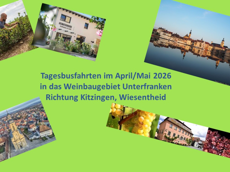 Landfrauenlehrfahrt nach Unterfranken 2026