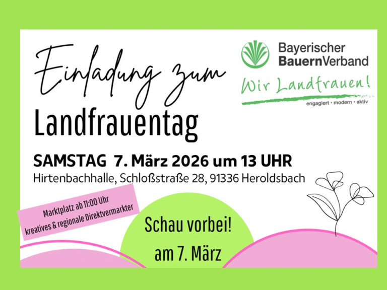 Sharepic Landfrauentag 2026 Forchheim
