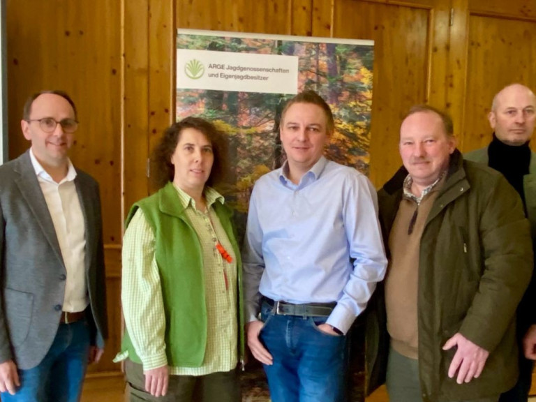 Teilnehmer der Sitzung der ARGE Jagdgenossenschaften