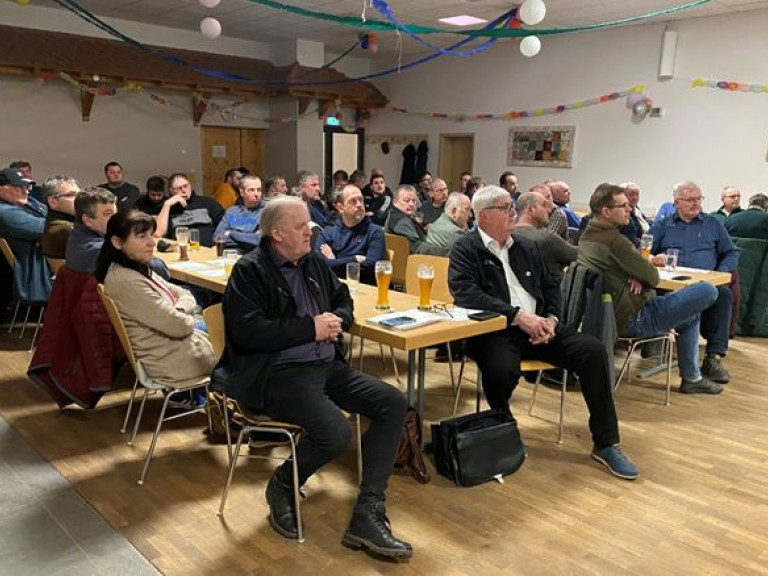 Das Treffen der ArGe-Jagd im Sprtheim in Weingarts