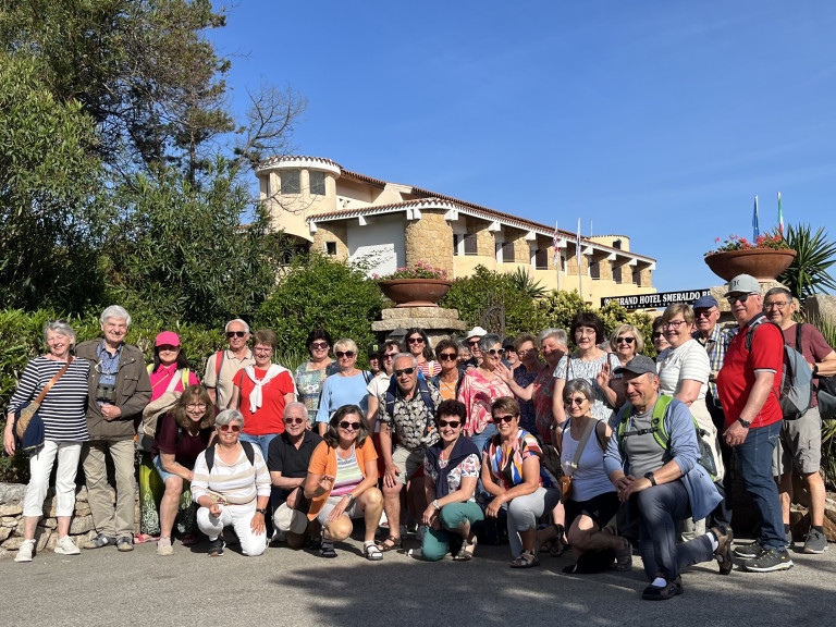 Reisegruppe auf Sardinien