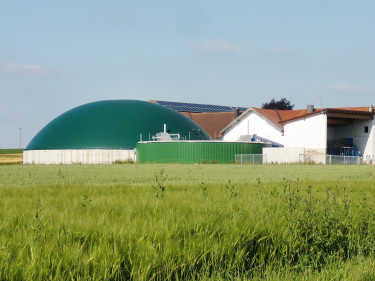 Eine Biogasanlage