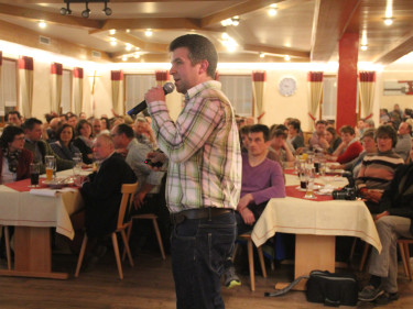 Michael Tyroller beim Vortrag
