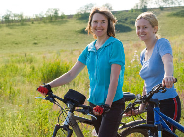 Frauen auf dem Rad