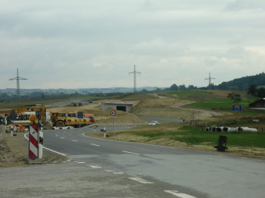 Bau einer Straße