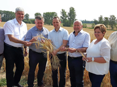 Starke Trockenheit schadet den Feldern der Bauern in Franken