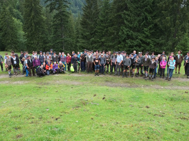 Die Teilnehmer der Jugendalmbegehung