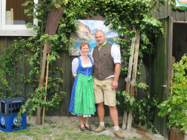 Frau Elisabeth Meir mit Ihrem Mann