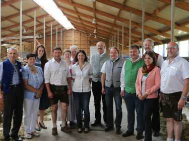 Pressefoto im Stall