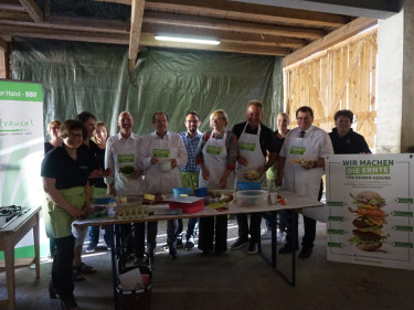 Gruppenbild Bauernhofbrunch