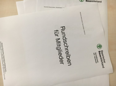 Briefbogen für Rundschreiben