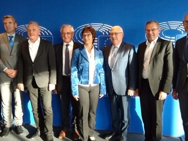 Matthias Borst bei der Beratung zur EU-Agrarpolitik in Brüssel