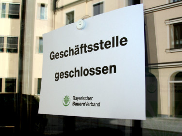 Geschäftsstelle geschlossen