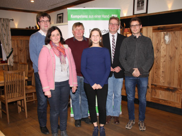 Vorstandschaft des AK Biogas mit Referenten