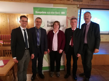 Anton Dippold bei der BBV Regionalversammlung