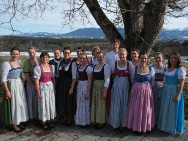 Die stolzen Agrarbürofachfrauen und 1 Mann