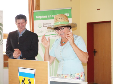 Rita Blümel mit Meinrad Fußeder