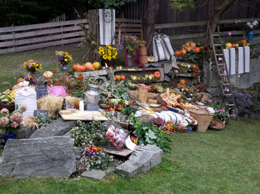 Erntealtar zum Erntedankfest