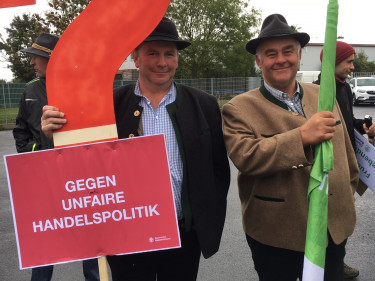 Bauern demonstrieren