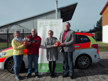 Spendenübergaben Landfaruen vom Erntedank 2019