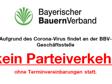 Aushang kein Parteiverkehr