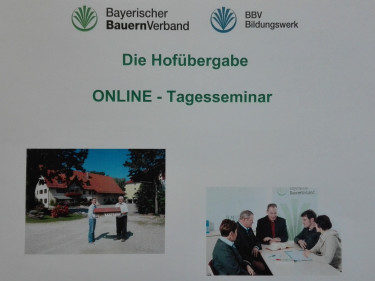 Hofübergabe Tagesseminar Online
