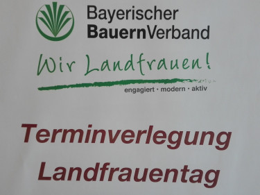 Terminverlegung Landfrauentag Forchheim 2021
