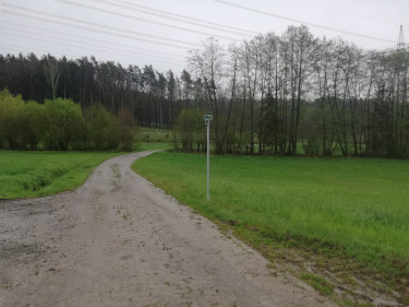 Flur mit Schild
