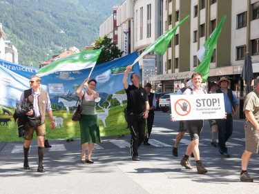 Demo gegen Wolf