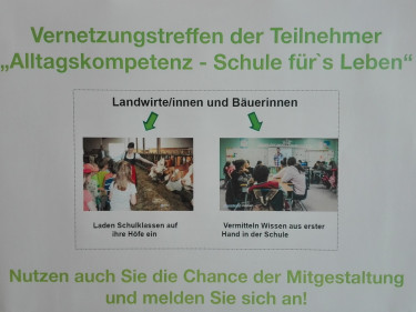 Vernetzungstreffen Schule fürs Leben