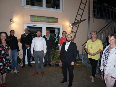 Gespräch zur Bundestagswahl in Hambach