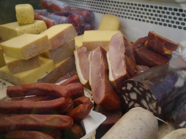 Wurst und Käse