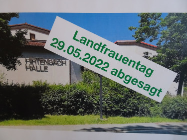 Absage Landfrauentag