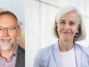 Pfarrer Engeler und Prof. Münch