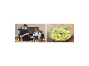Zubereitung von Kartoffelsalat