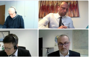 Videokonferenz mit Umweltminister Glauber