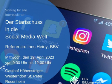 Einladung Social Media