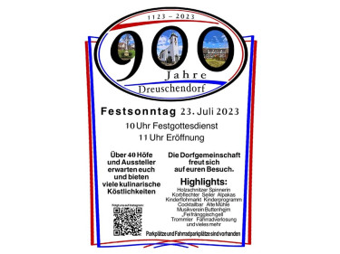 900 Jahr Feier Dreuschendorf