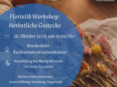 Floristik Workshop Herbst 2023 OV Wiebelsheim