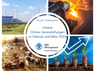Online-Veranstaltungen BBV-Bildungswerk Mittelfranken