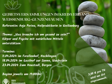 Gebietsversammlungen KV WUG