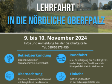 Lehrfahrt nördliche Oberpfalz