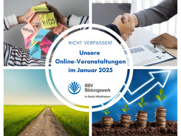 BBV-Bildungswerk: Online-Veranstaltungen im Januar 2025