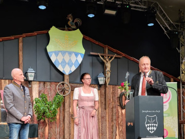 Deutscher Bauerpräsident mit Kreisobmann und Kreisbäuerin Erding