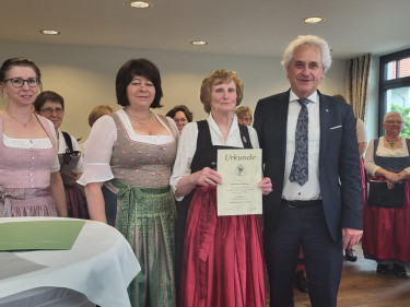 Landfrauenchor Freising Auszeichnung Mitgliedschaft