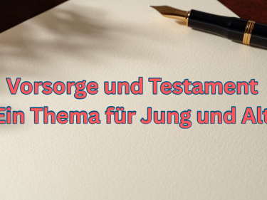 Vorsorge