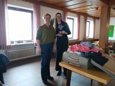 Kreisbäuerin Barbara Fraundorfner und Referentin Tanja Oblinger