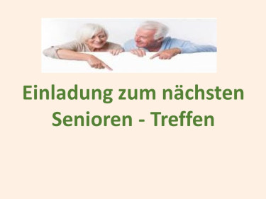 Seniorentreffen Allgemein