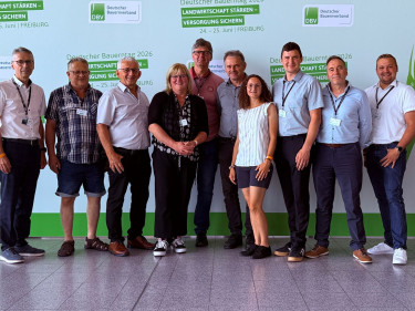 Mittelfränkische Delegation auf dem Deutschen Bauerntag 2026 in Freiburg
