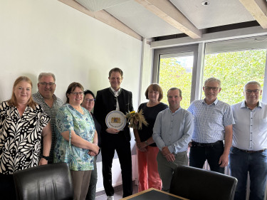 Kreisvorstandschaft beim Antrittsbesuch beim Landrat